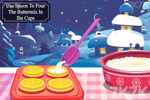 《圣诞节纸杯蛋糕》游戏画面2