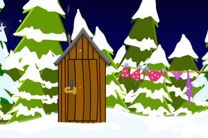 《逃出大雪中的圣诞屋》游戏画面1
