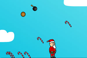 《圣诞老人接糖果》游戏画面1