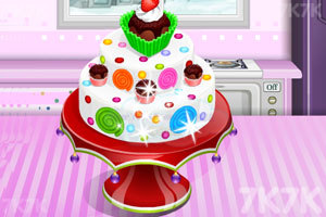 《美味的糖果蛋糕》游戏画面1