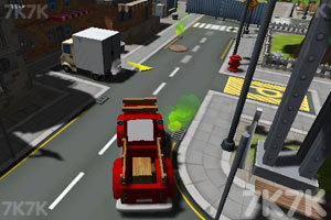 《城市停靠小货车》游戏画面1