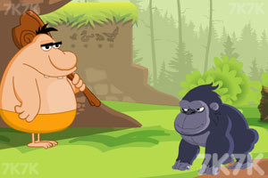《大猩猩吃水果》游戏画面1