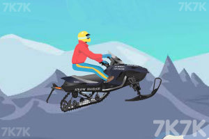 《雪地摩托极限跳跃》游戏画面2
