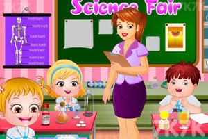 《可爱宝贝的科学展览》游戏画面2
