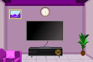 《淡紫色的房子逃脱》游戏画面1