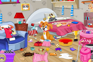 《打扫狗狗的房间》游戏画面1