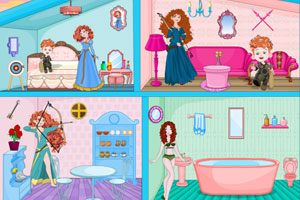 《梅里达公主的娃娃屋》游戏画面1