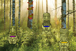 《夏季森林逃脱》游戏画面1