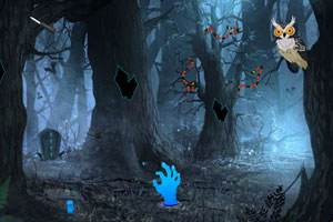 《月光森林逃脱》游戏画面1