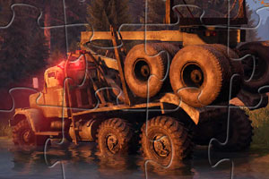 《巨型卡车拼图》游戏画面1