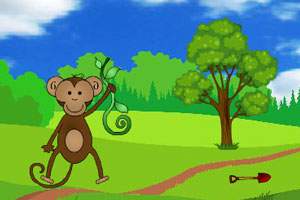 《小猴子逃脱》游戏画面1