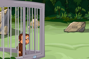 《小猴子逃生》游戏画面1