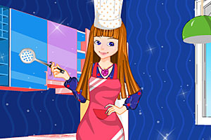 《美女厨师换装》游戏画面1