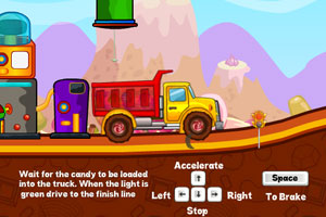 《糖果运输卡车》游戏画面2