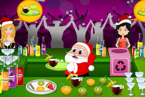 《圣诞老人果汁店》游戏画面1