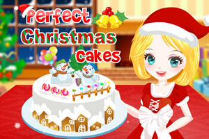《漂亮圣诞大蛋糕》游戏画面1