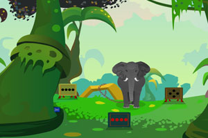 大象逃脱丛林