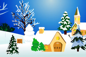 《圣诞老人雪橇逃脱》游戏画面1