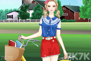《骑单车的女孩》游戏画面2