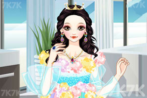 《漂亮的彩虹公主装扮》游戏画面3