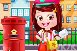 《可爱宝贝邮递员装扮》游戏画面2