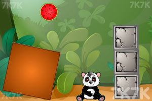 《熊猫吃西瓜》游戏画面3