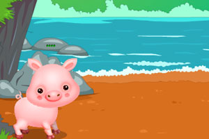 《淘气小猪逃脱》游戏画面1