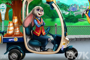 《兔朱迪修理警车》游戏画面2