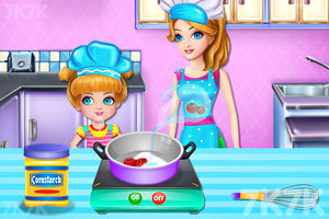《和妈咪一起做蛋糕》游戏画面4