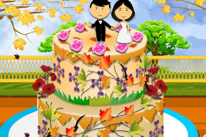 秋季婚礼蛋糕