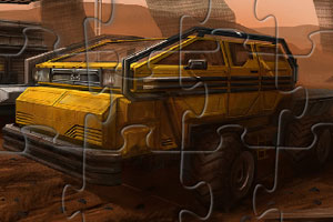 《火星卡车拼图》游戏画面1