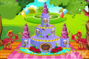 《城堡蛋糕的制作》游戏画面1