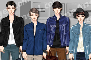 《韩国男士时尚夹克》游戏画面1