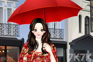 《雨伞下的女孩》游戏画面2