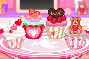 《甜蜜情人节蛋糕》游戏画面1