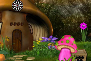 《蘑菇房屋逃脱》游戏画面1