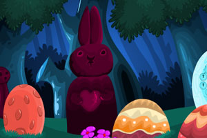《森林兔子逃脱》游戏画面1