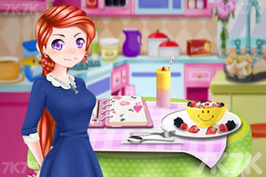 《可爱少女的温馨早餐》游戏画面1
