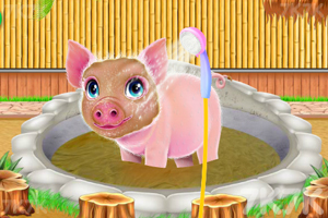 《小猪温泉度假村》游戏画面1