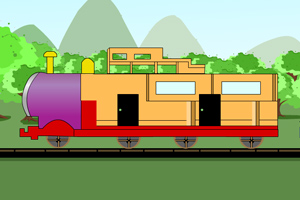 《小火车装扮》游戏画面1