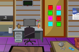 《逃出美丽紫色房间》游戏画面1