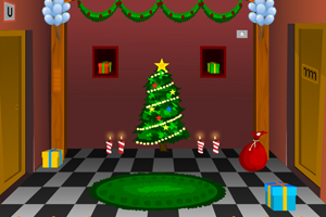 《逃离冬季圣诞屋》游戏画面1