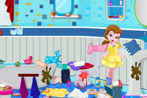 《小公主浴室清洁》游戏画面1
