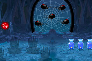 《黑寡妇蜘蛛森林逃脱》游戏画面1