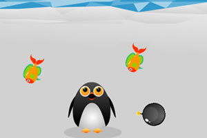 《爱吃鱼的企鹅》游戏画面1