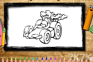 《玩具汽车图画册》游戏画面1