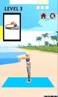 《沙滩瑜伽》游戏画面2