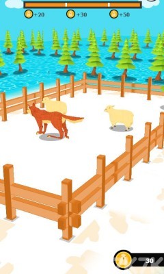 《小绵羊与大灰狼》游戏画面2