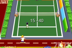 《雙人網球高手H5》游戲畫面4