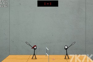 《火柴人打羽毛球2H5》游戏画面2